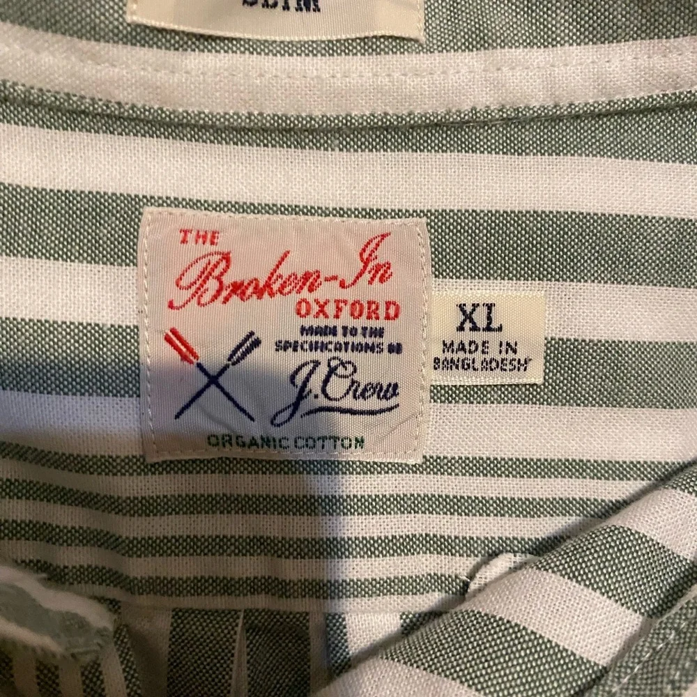 J. Crew The Broken In Oxford Long preppy shirt career office‎